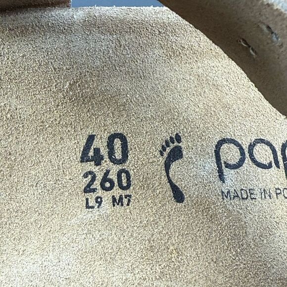 Papillio by Birkenstock Soley Leather Wedge Sandals shoes women size 9 (40) - Picture 7 of 8